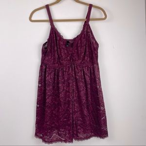 Torrid Sheer Babydoll Lace Curvy Floral Lingerie